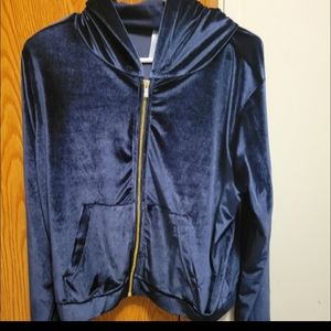 Fabletics zip up hooded sweatshirt L NWOT